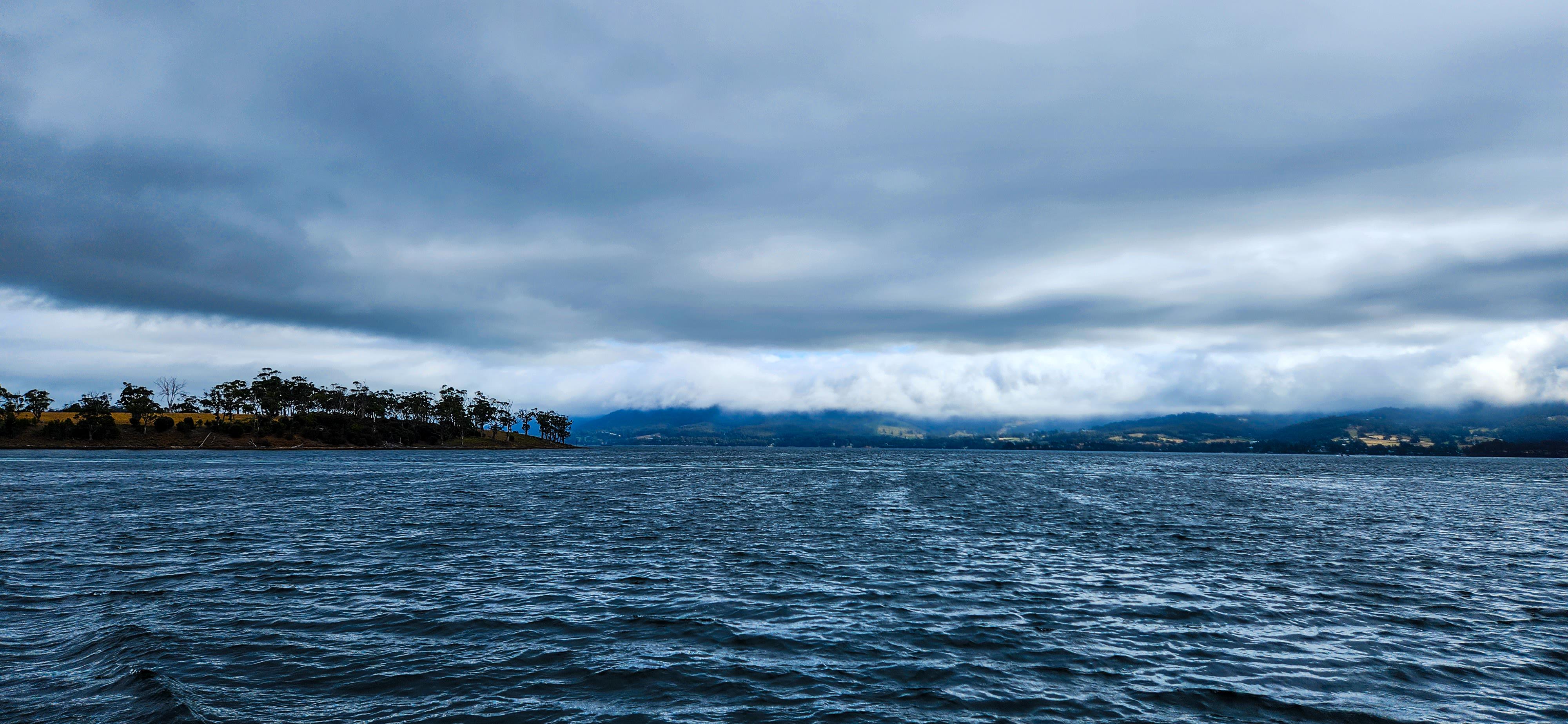 View from SeaLink Ferry from Bruny Island to Kettering